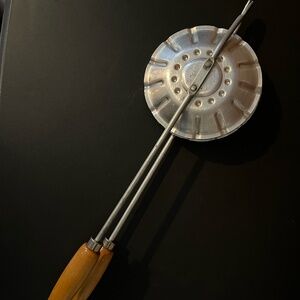 KWIKI-PI  Pie Maker--Red Handles-- Camping Campfire Grill Sandwich -1950's -Orig